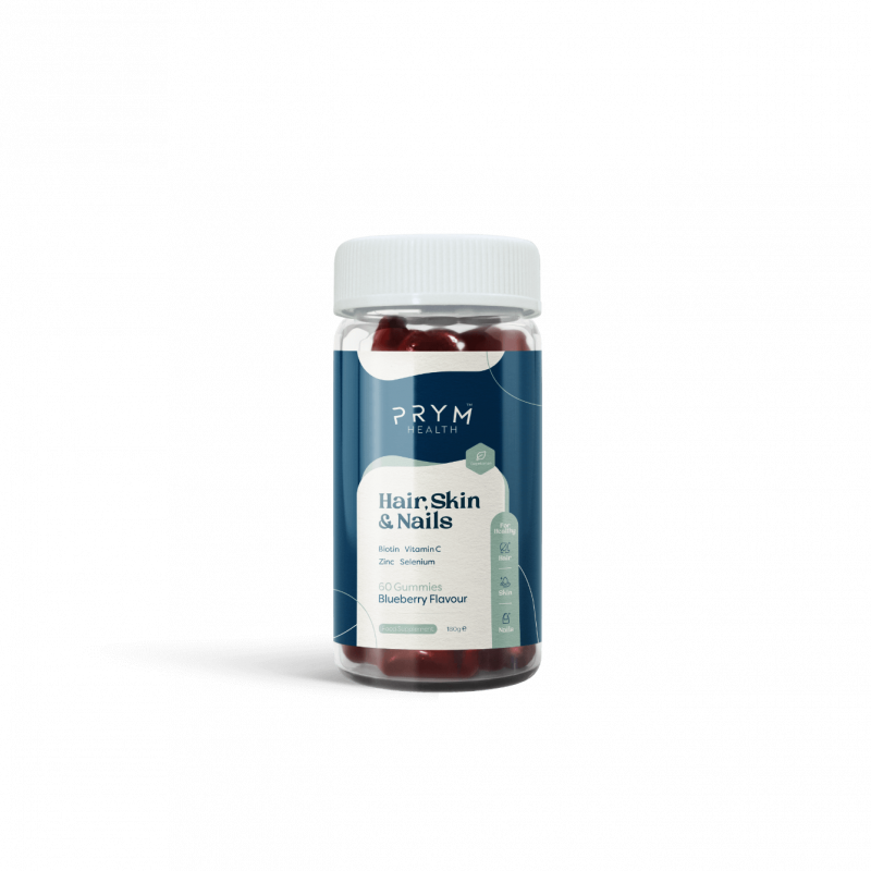 Blueberry Biotin, Vitamin C, Zinc & Selenium Gummies - Hair, Skin, Nails